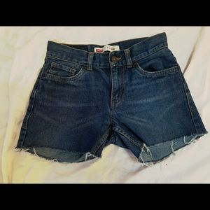 Levi’s 511 Slim High Waisted Denim Shorts